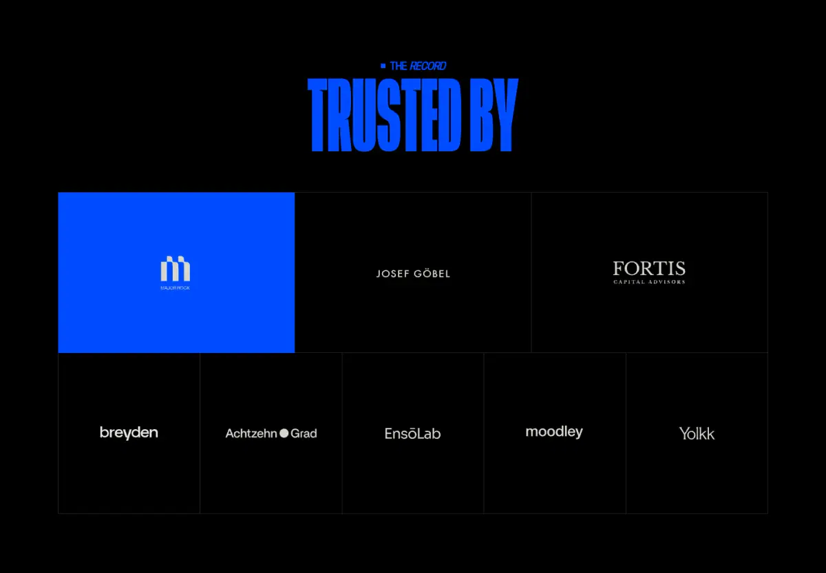 TRUSTED BY features section from Pash