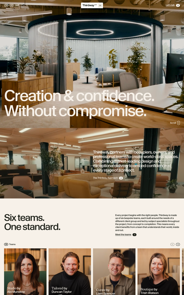 Thirdway website design reference