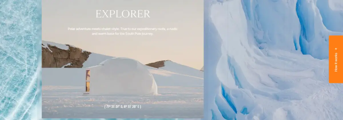 Explorer Expedition Story Card feature-card section from White Desert