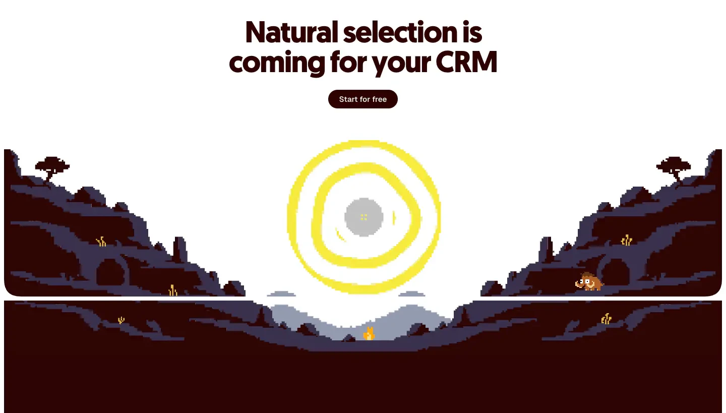 Natural selection CRM CTA cta section from Zero