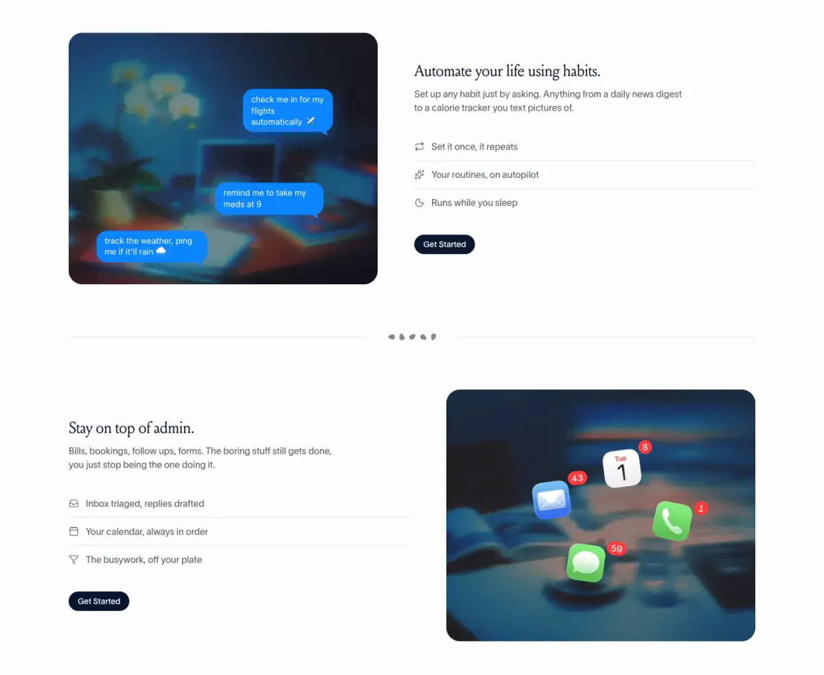Connect with your stack. features section from Orchid