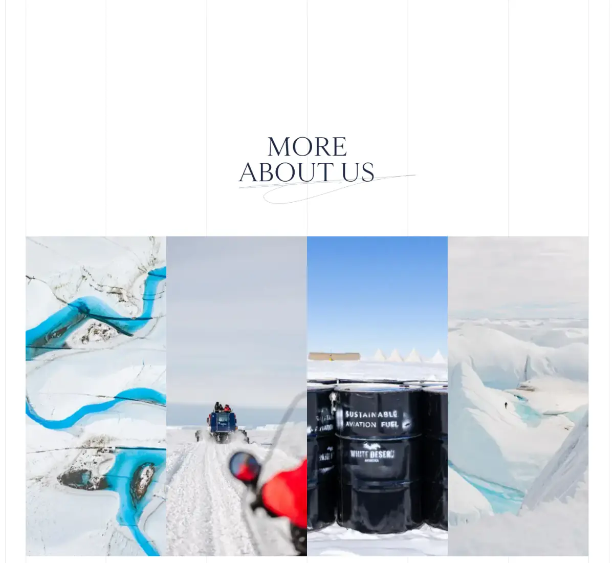 More About Us expedition gallery gallery section from White Desert