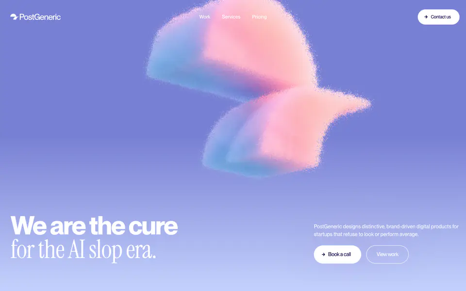 PostGeneric website preview
