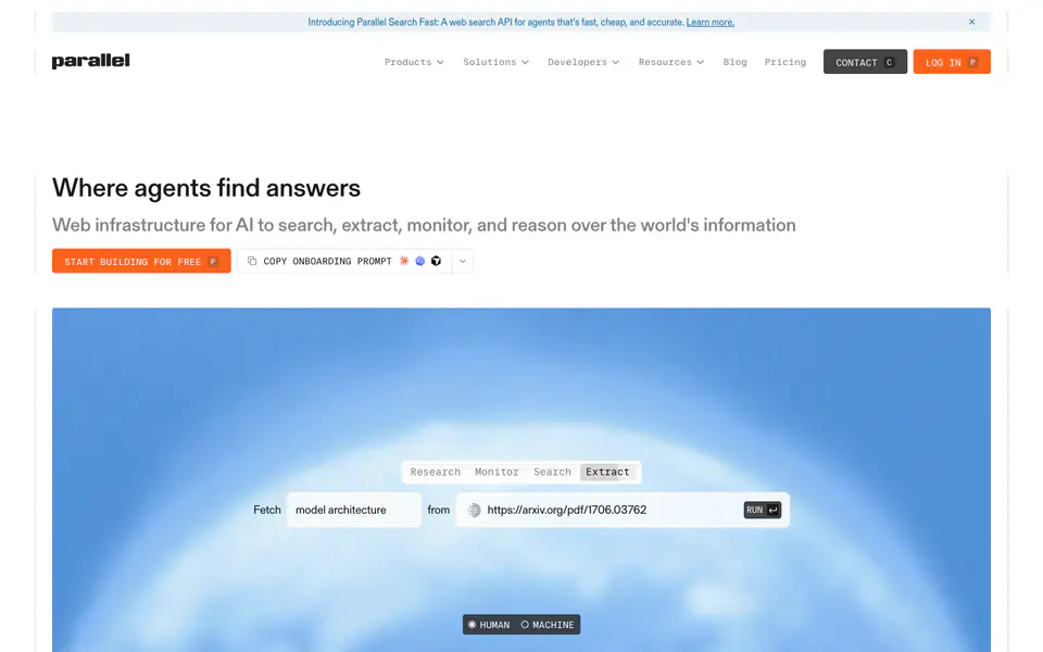 Parallel website preview