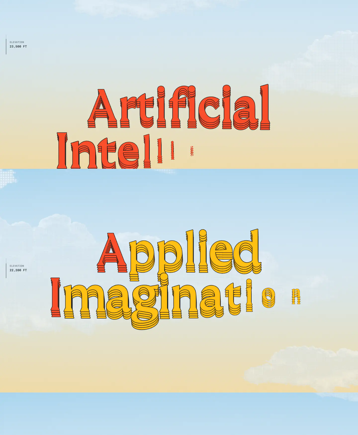 Artificial Intelligence becomes Applied Imagination. features section from Applied Imagination