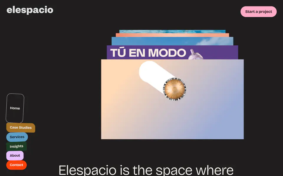 Elespacio website preview