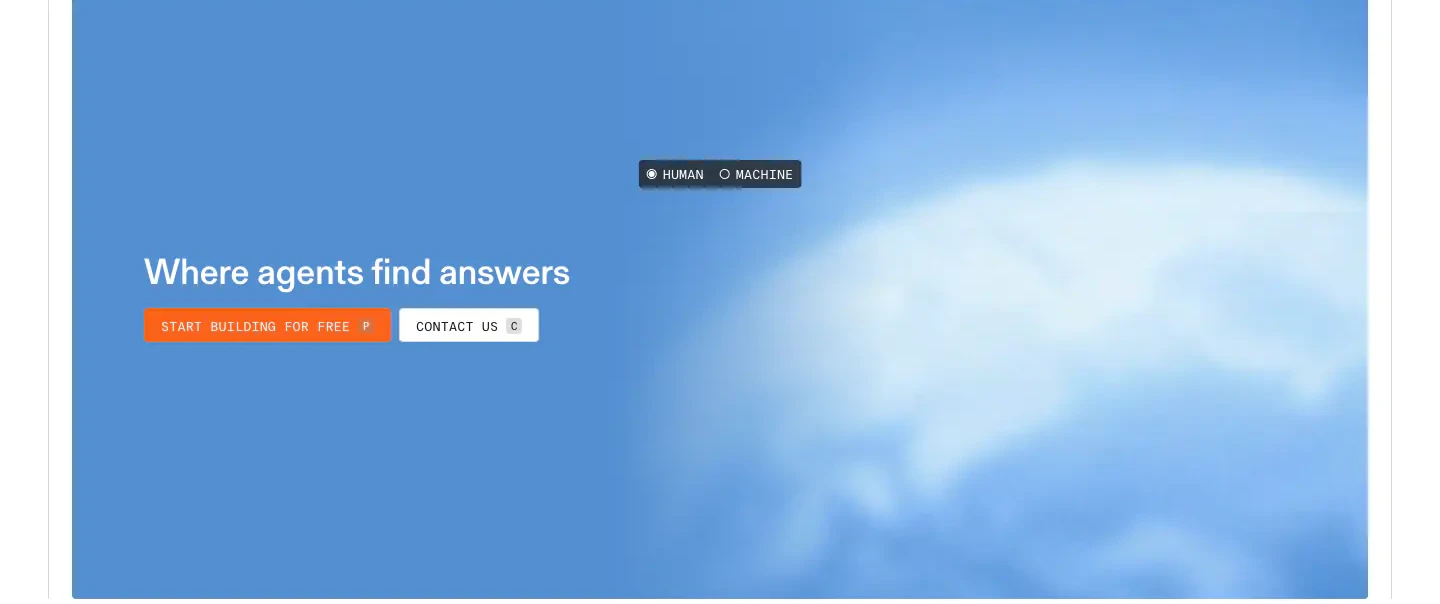 Where agents find answers CTA section from Parallel