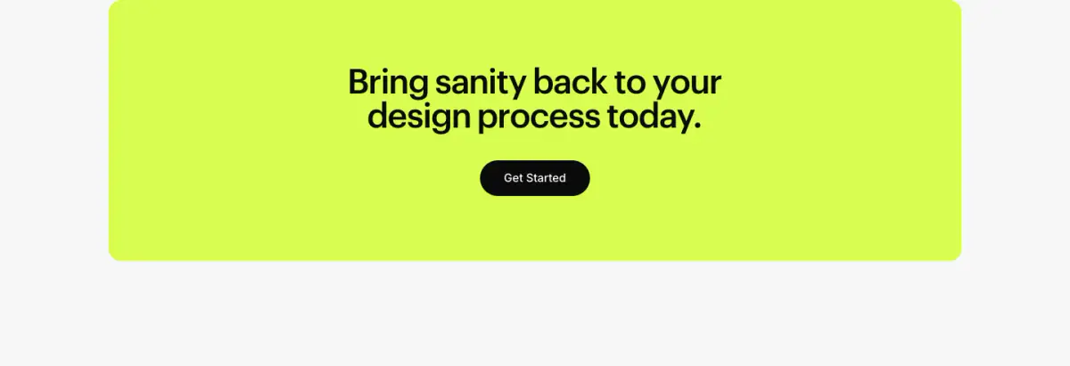 Bring sanity back to your design process today. features section from Marathon