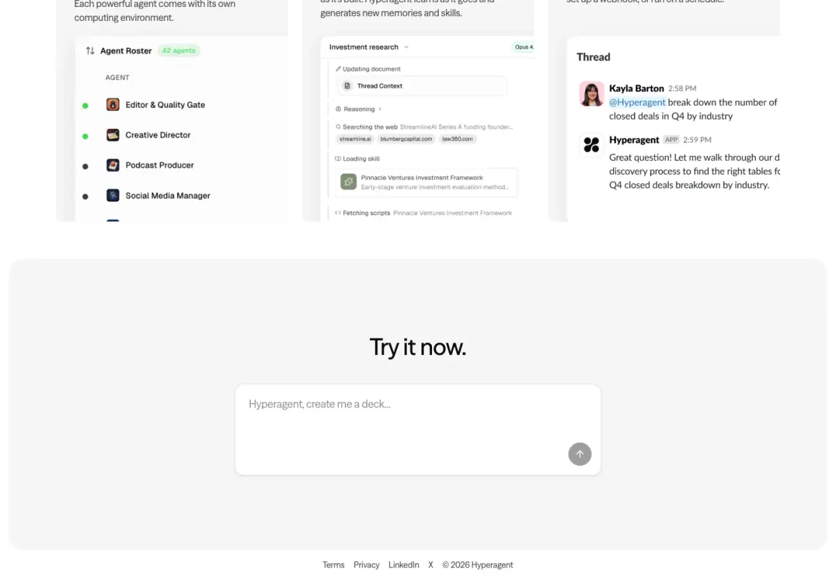 Gradient: AI for Investors Footer Footer section from Gradient: AI for Investors