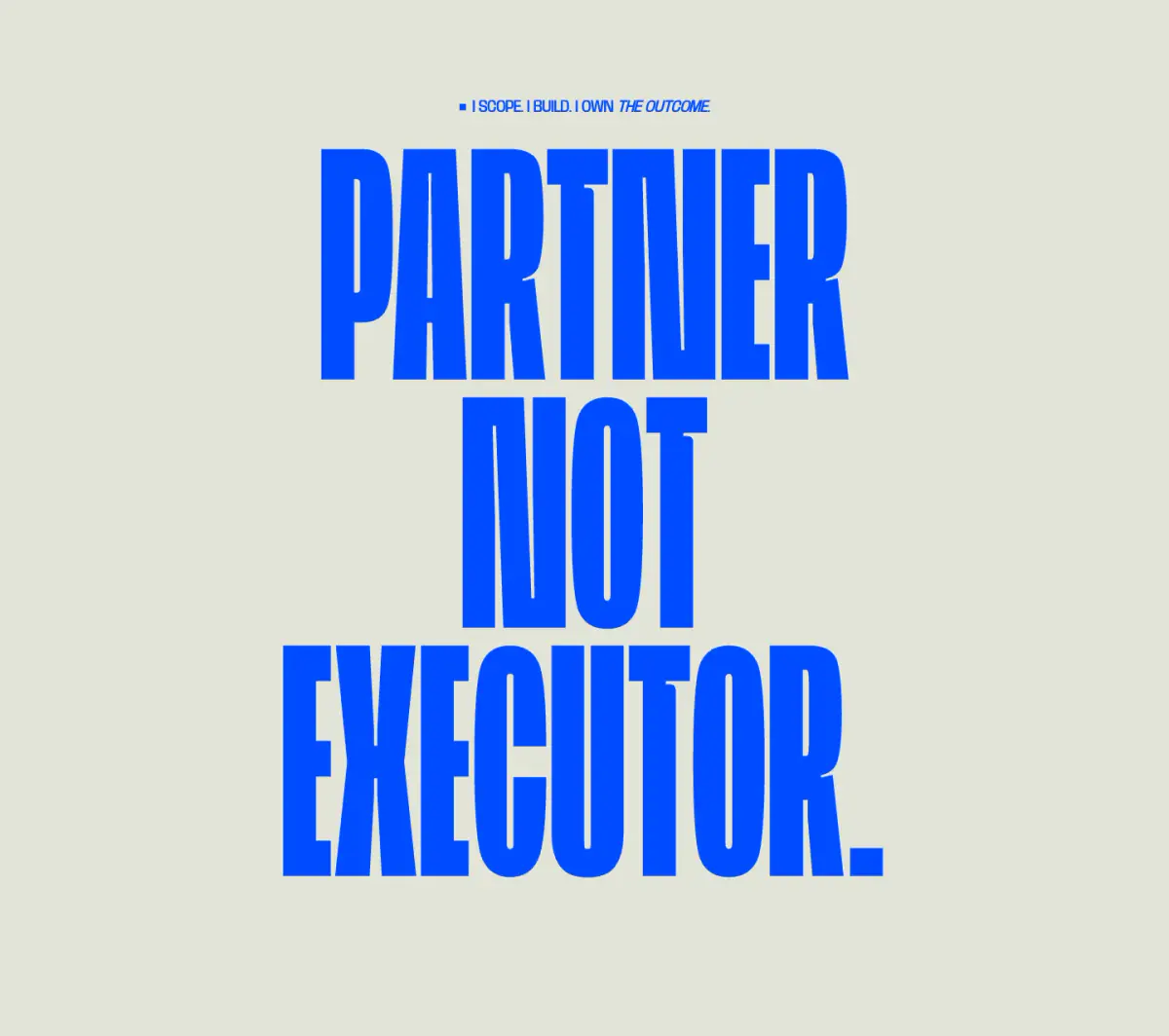 PARTNER NOT EXECUTOR. features section from Pash