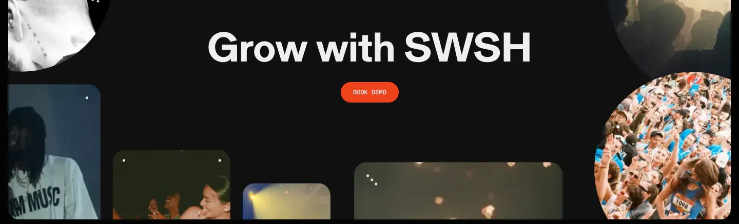 Grow with SWSH CTA section from SWSH