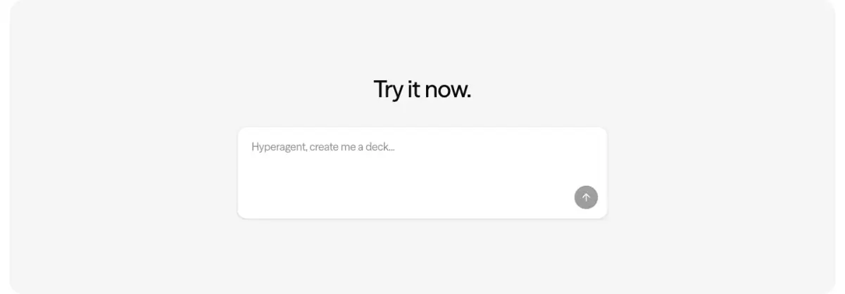 Try it now. Features section from Gradient: AI for Investors