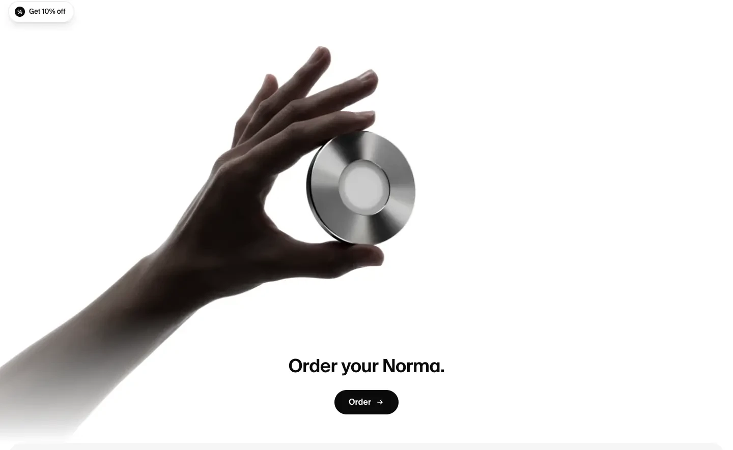Order Your Norma Product CTA CTA section from Nor