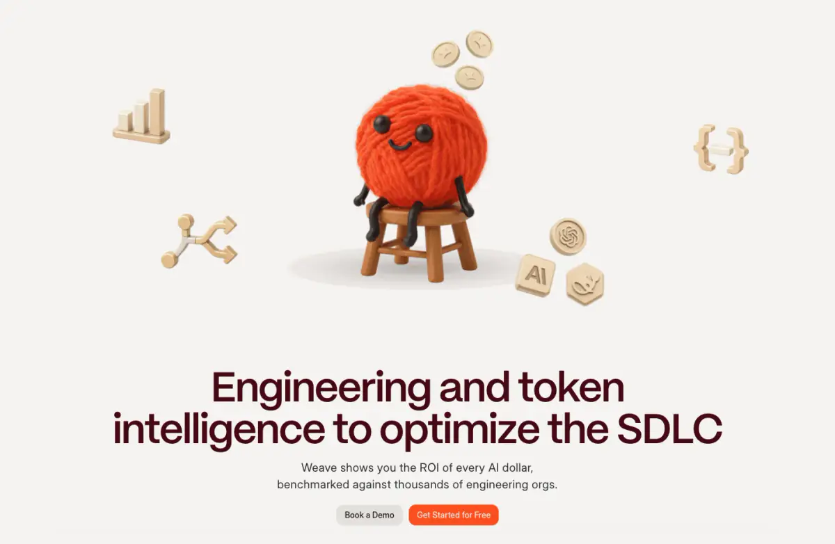 Engineering and token intelligence to optimize the SDLC hero section from Weaveos
