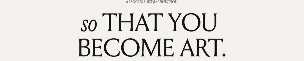 so that you become art. features section from Vero