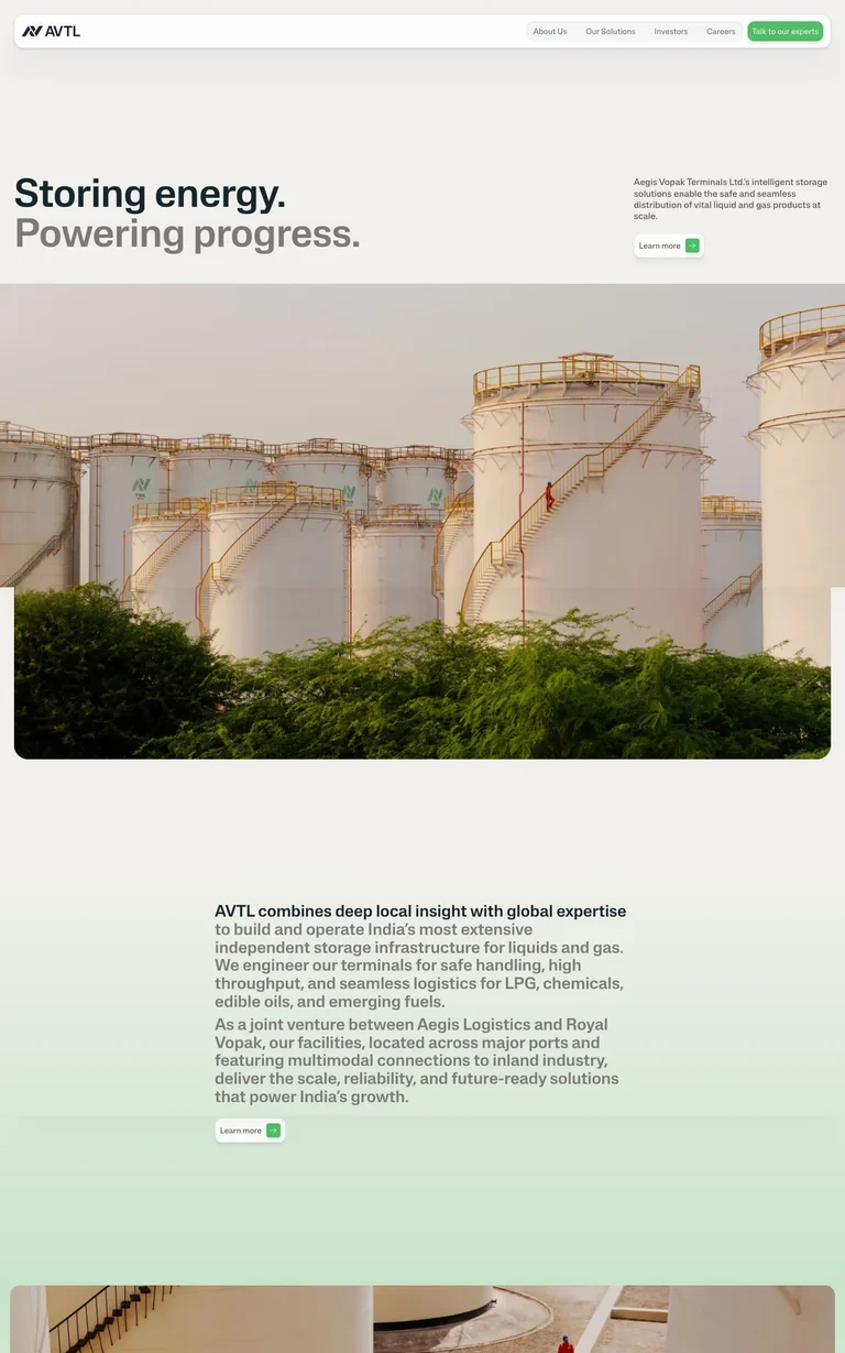 AVTL website design reference