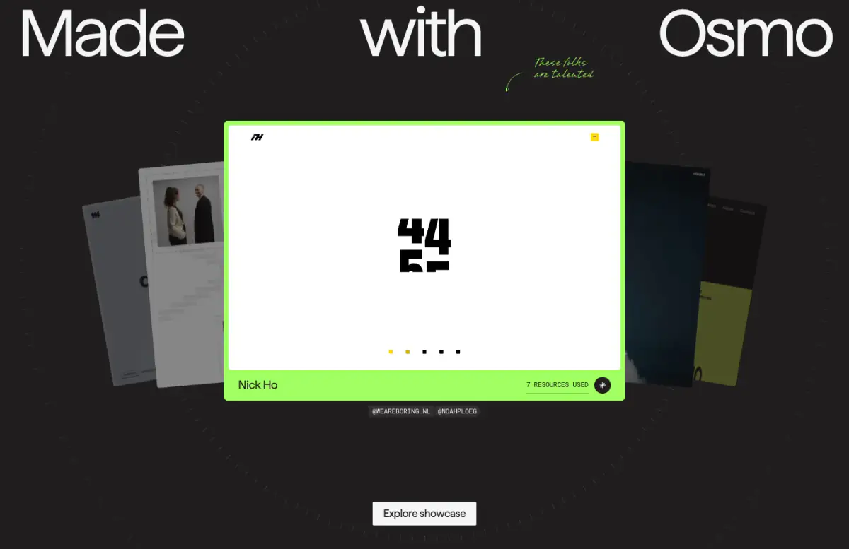 Made features section from Osmo