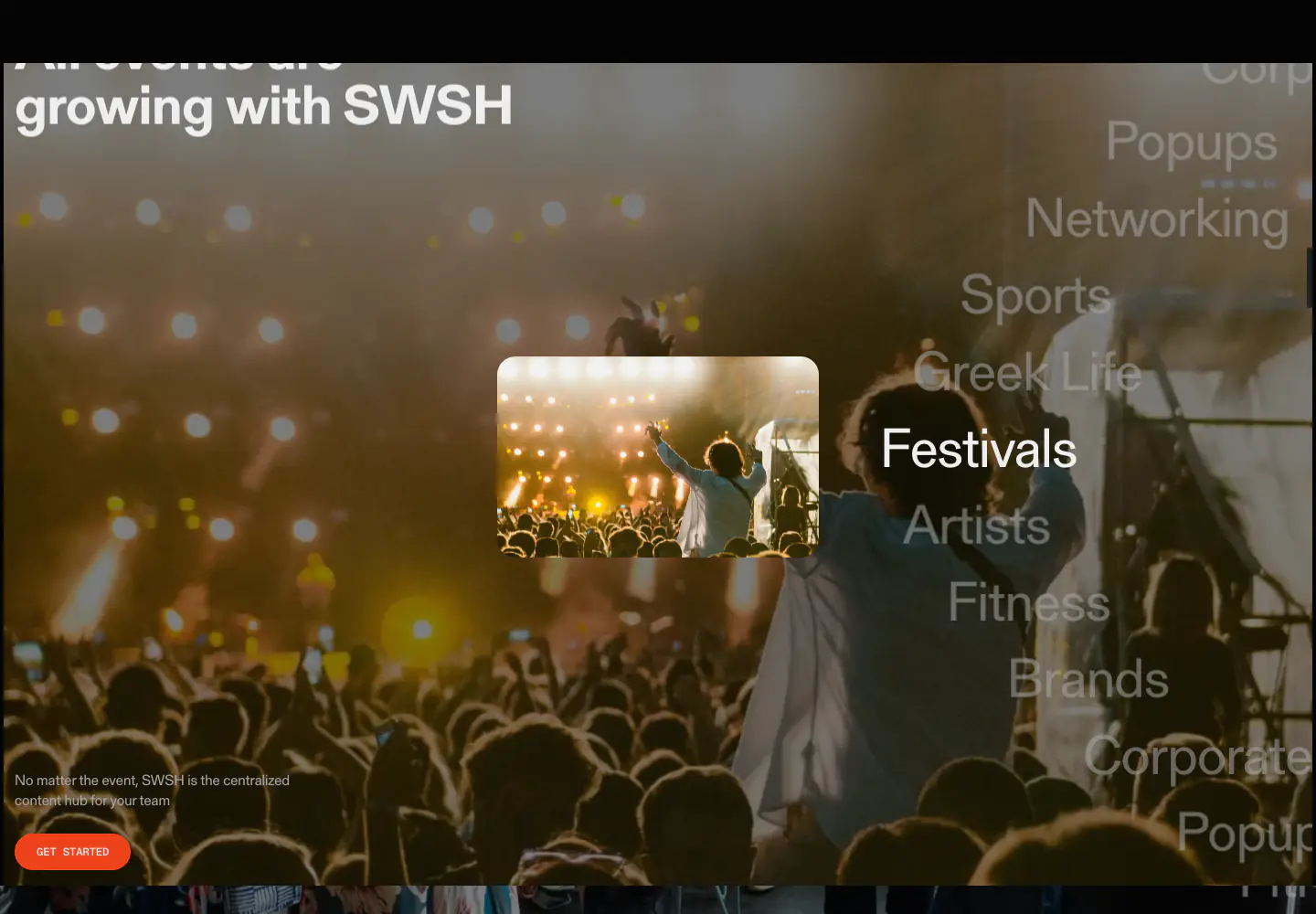 All events are growing with SWSH Features section from SWSH