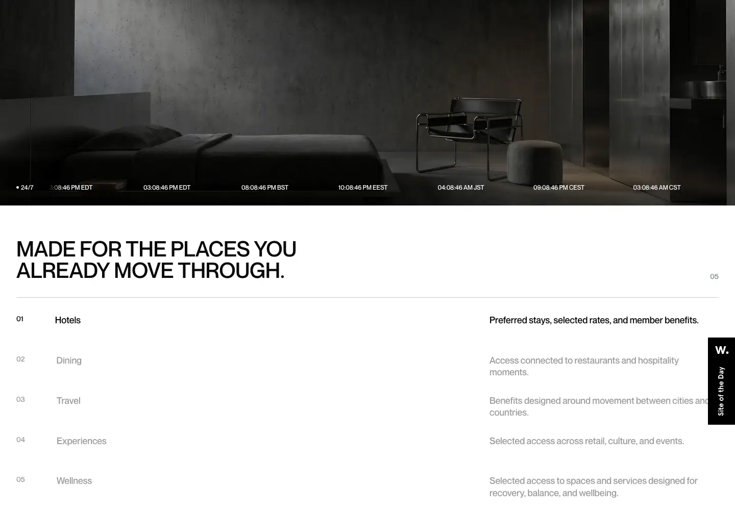 MADE FOR THE PLACES YOU ALREADY MOVE THROUGH. features section from Moto Finance